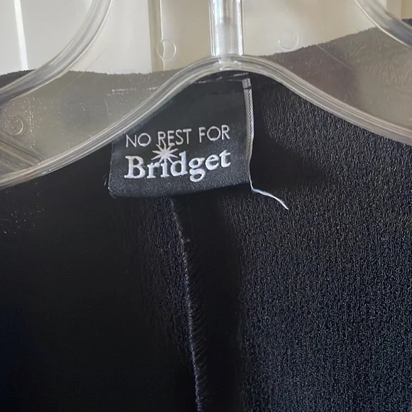 No Rest For Bridget Women’s Black Blazer Top - Picture 2 of 4